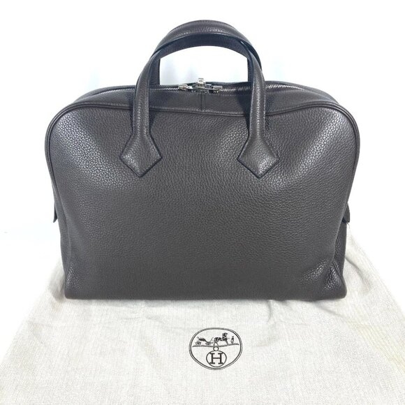 HERMES Bag Hand Bag Victoria 2 Document Bag Briefcase Tote Bag Business bag - Picture 1 of 15